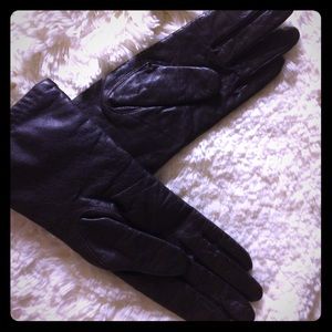 Vintage Genuine Leather Brown Driving Gloves